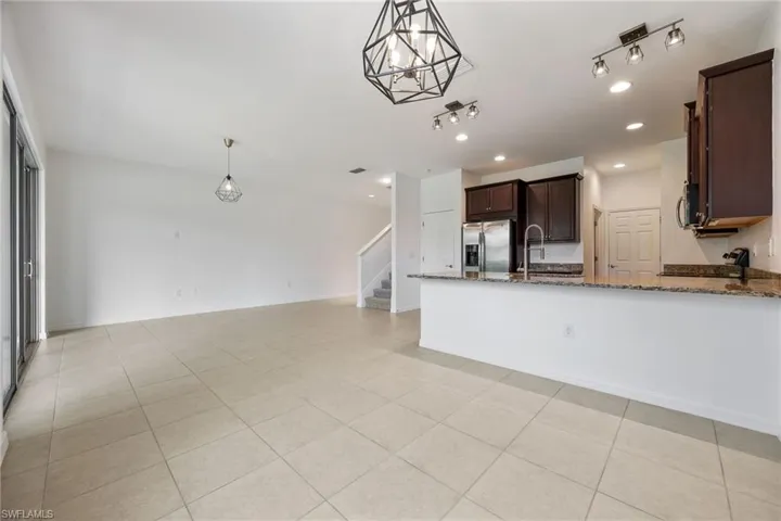 Breakfast Bar and Dinning area overlooking the living area