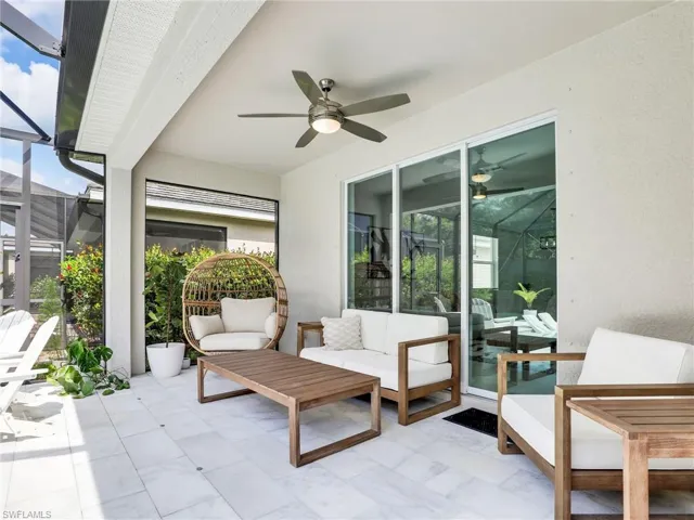 Covered, screened Lanai