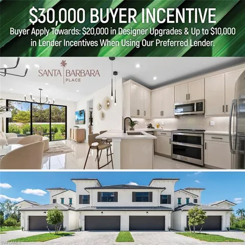 $30,000 BUYER INCENTIVE - Buyer may apply towards: $20,000 in Designer Upgrades & Up to $10,000 in Lender Incentives When Using Builder Preferred Lender.