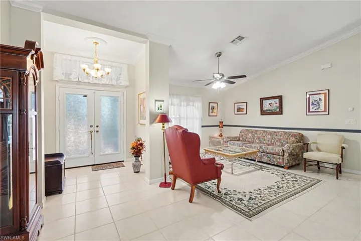 Designer glass double-door entry