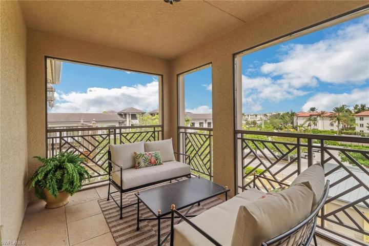 Covered balcony off Master suite with Western sunset views
