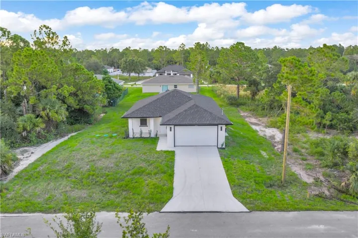 View from above of property