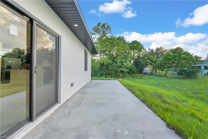 View of patio