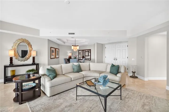 Living and Dining Rooms open from the Foyer