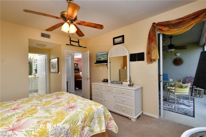 Slider to lanai on the right and walk in closet and bathroom to the left