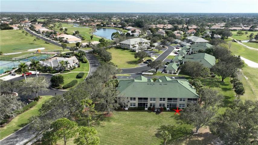 Aerial view of the condo