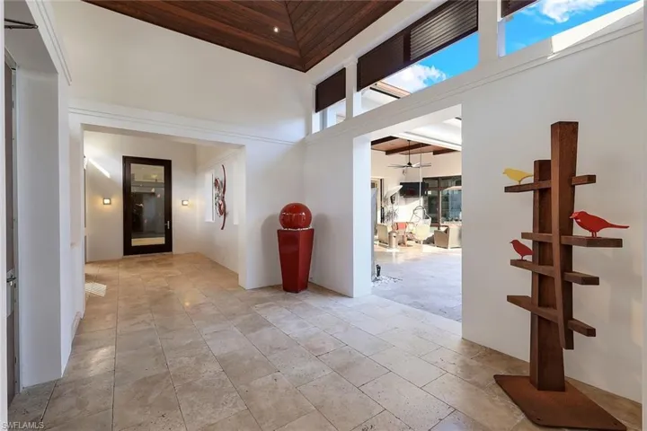 Breezeway to the entrance of the home.