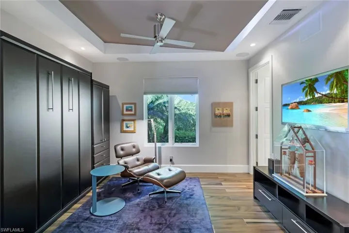 Third bedroom with Murphy bed.