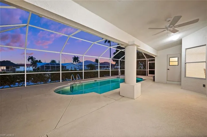 Evening Pool View