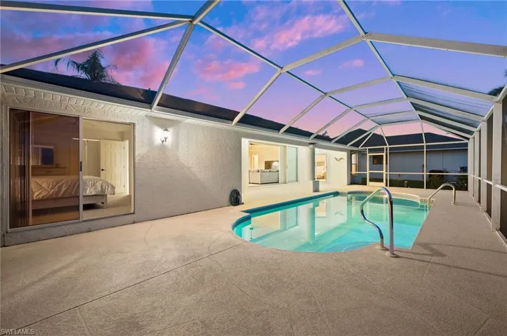 Evening Pool View
