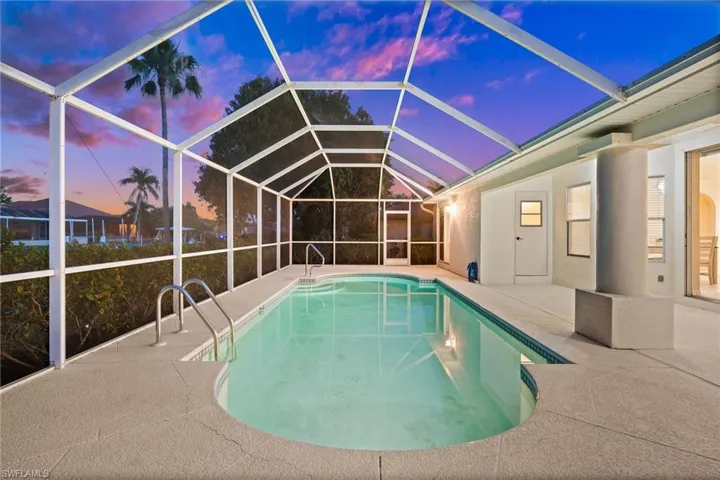 Evening Pool View