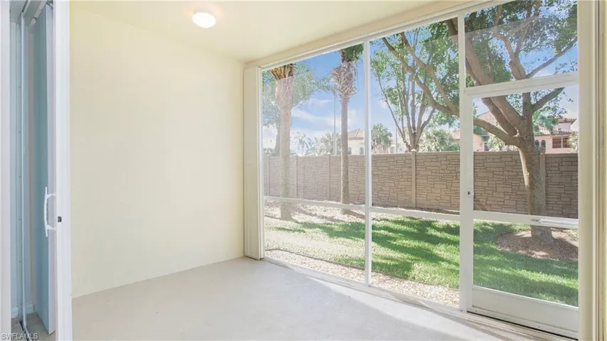 Screened in Lanai with accordion shutters
