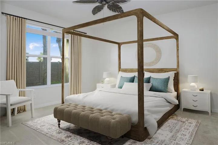 Photo includes reality staging to showcase the possibility of the primary bedroom. Design services included with purchase!