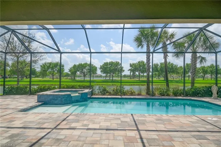 Pool & spa & double lake view