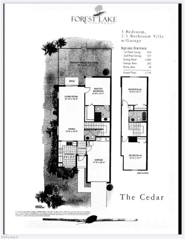 The Cedar Floor Plan