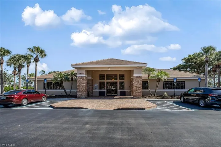 View of Clubhouse with parking