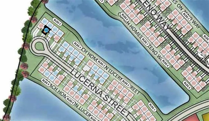 Esplanade by the Islands Coach Homes ~ Site Map