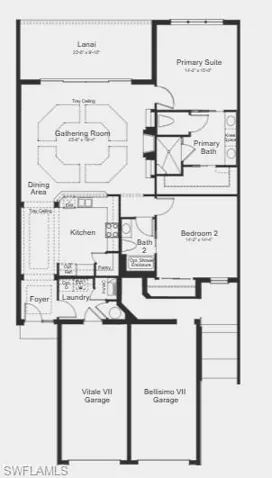 Additional Highlights Include: Fireplace, Quartz Countertops, Screened Lanai with pocket sliding glass doors.