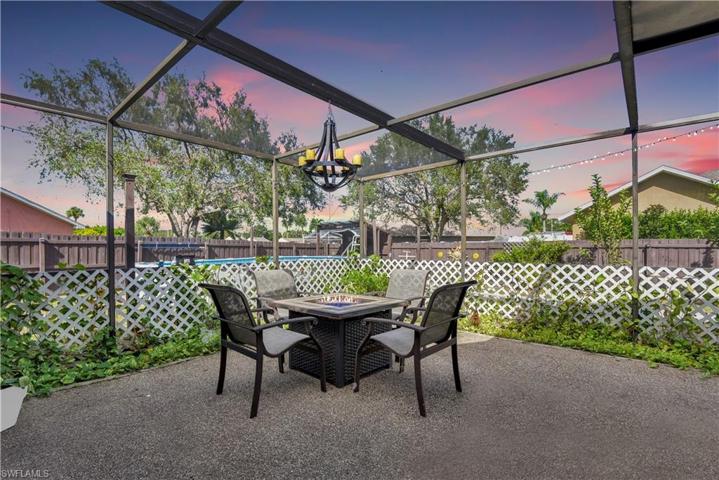 Uncovered Area In Screened Lanai