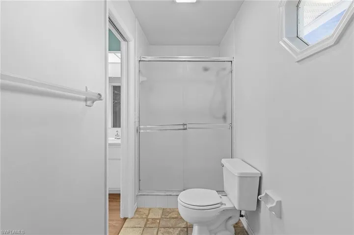 Master bath has separate toilet/shower area with washer/dryer hookups.