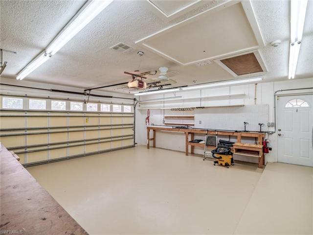 Garage with attic access