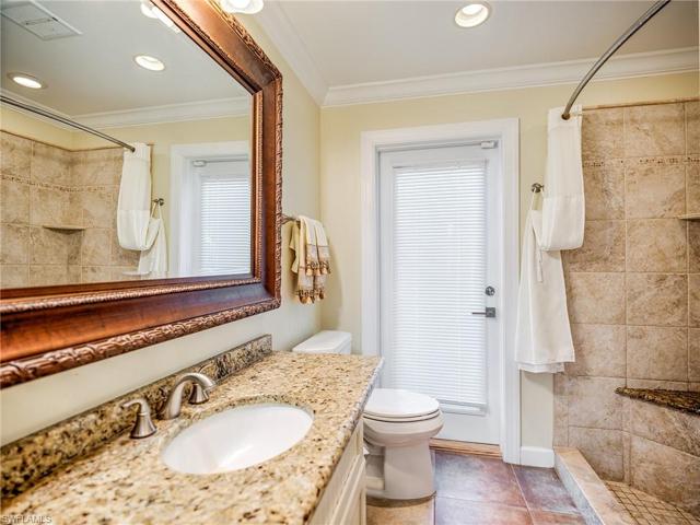 3rd bathroom the goes out to the pool.