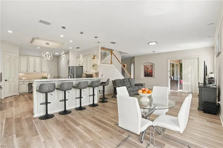 Breakfast Bar with Seating and Dinette for Eating