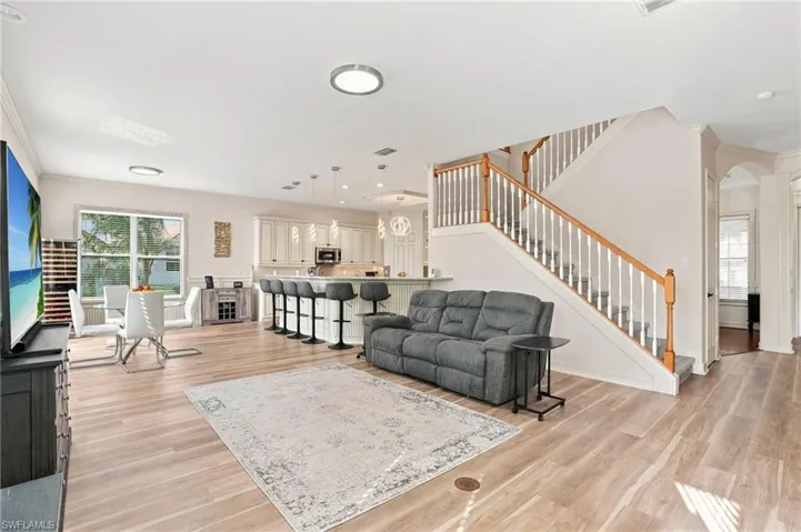 Living Room Open into Kitchen & Dinnette