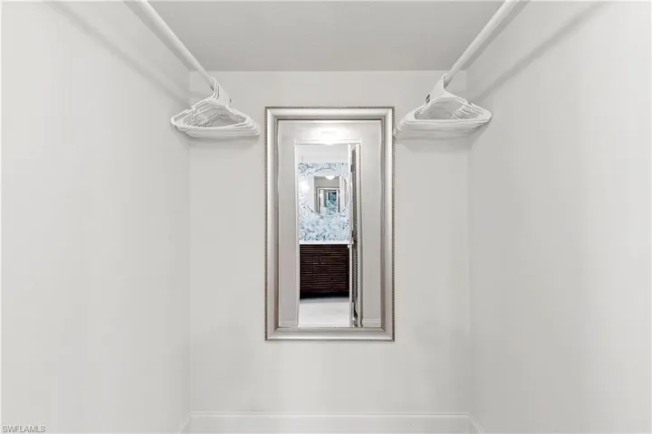 View of spacious closet