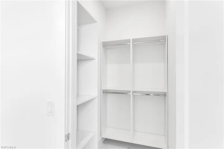 View of spacious closet