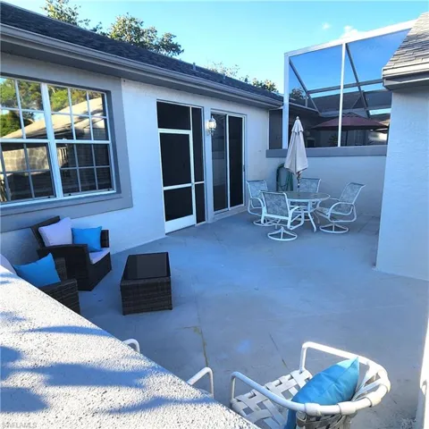 This Courtyard Has Concrete Walls