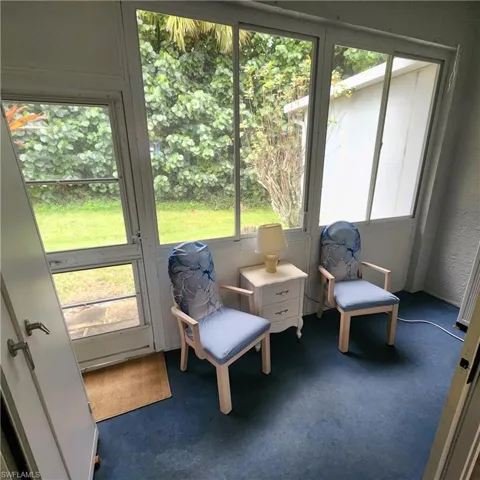 Enclosed Back Porch - Private Woods View