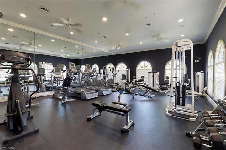 Club fitness area pre-Ian