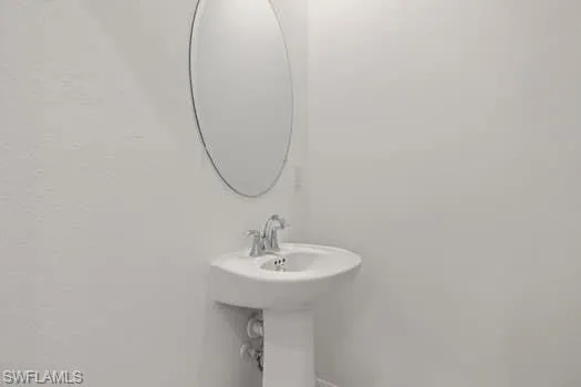 Bathroom featuring a sink