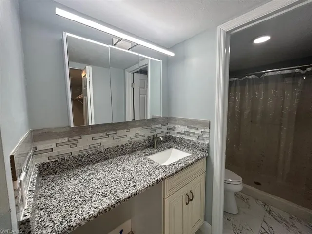 Main bathroom vanity area