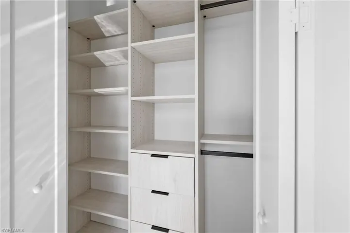 View of closet