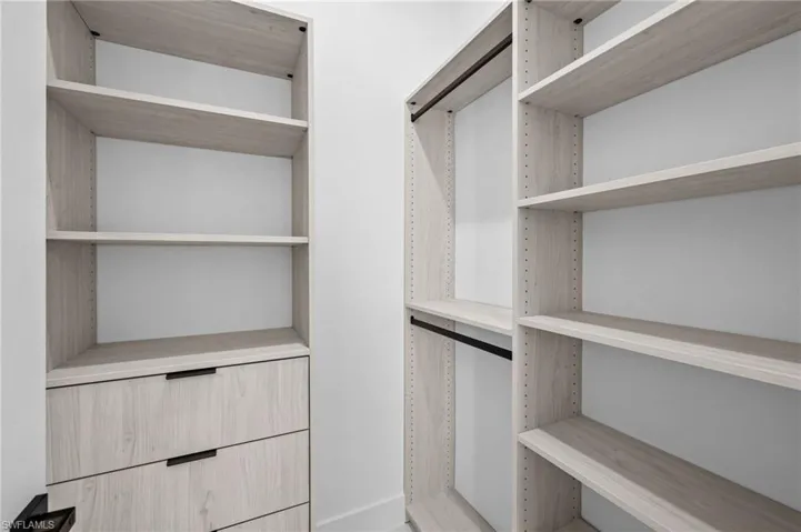 View of spacious closet