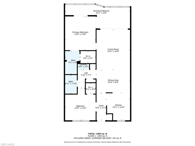 Floor plan with dimensions