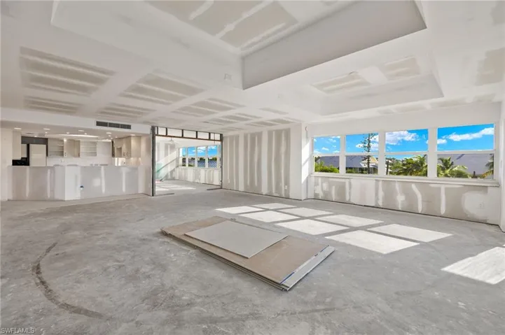 View of unfurnished living room