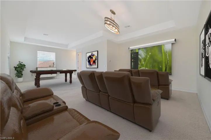 2nd floor loft with full bathroom. Can be used as an extra bedroom, playroom, office, exercise room.