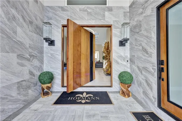 View of exterior entry