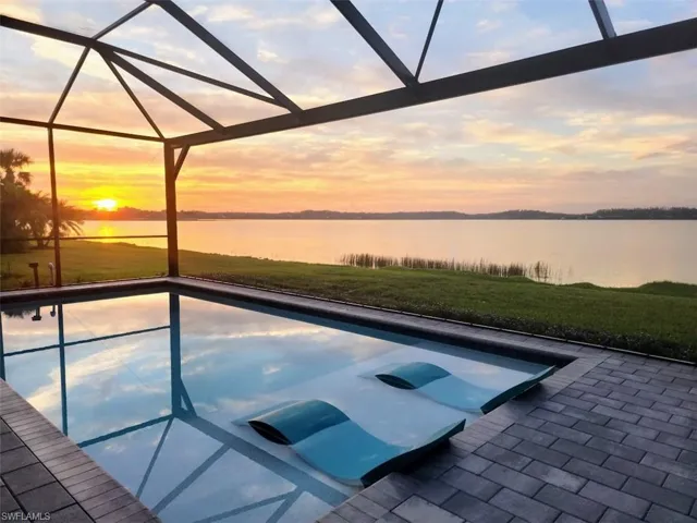 South Facing Pool at Sunrise