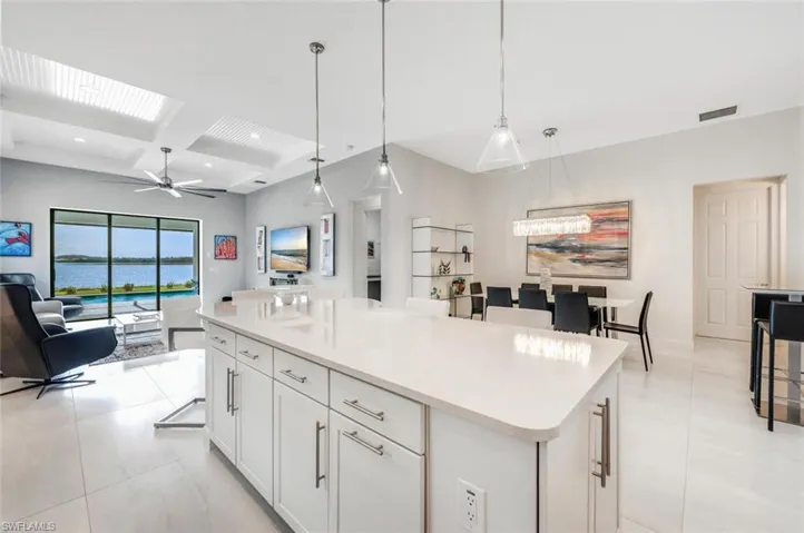 Kitchen Facing Great Room & Lake