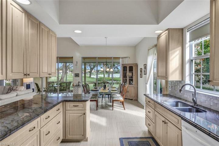 Gorgeous Granite and Tile Backsplash