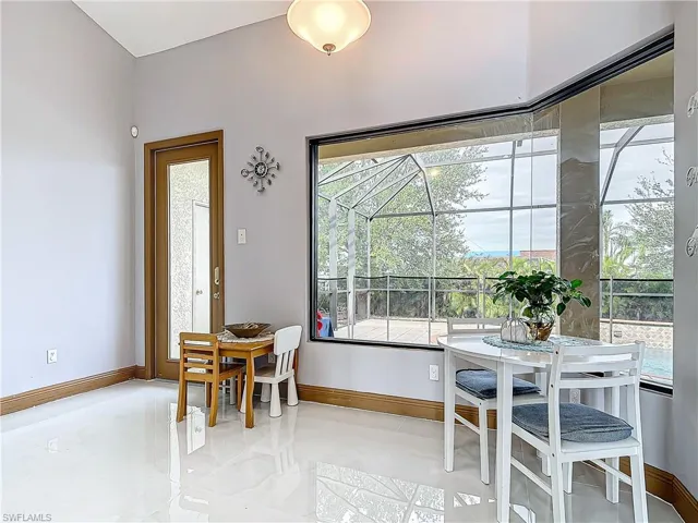 View of dining area