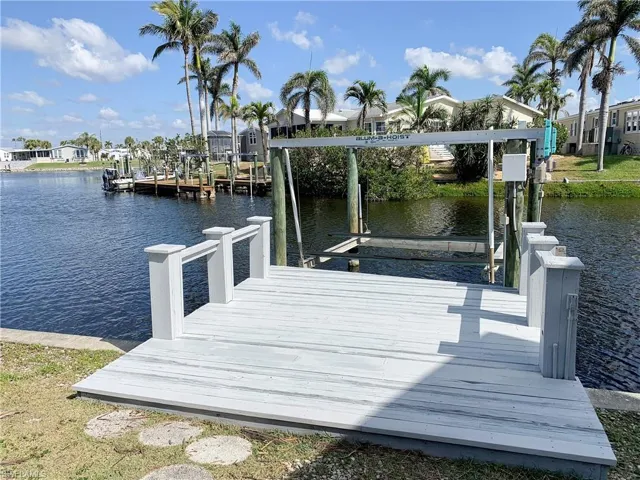View of dock with great open water views