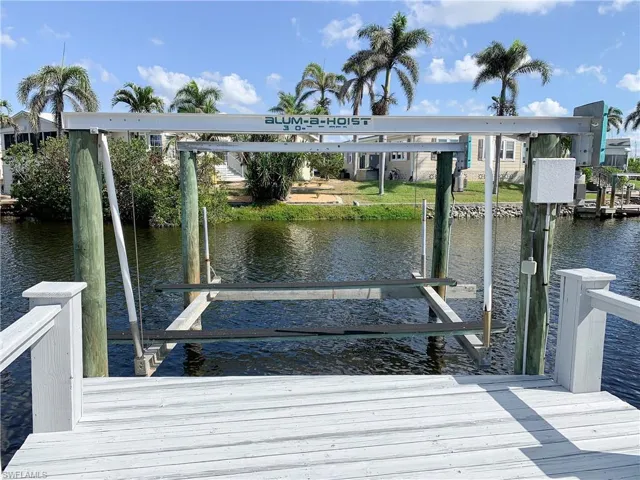 View of dock with great open water views