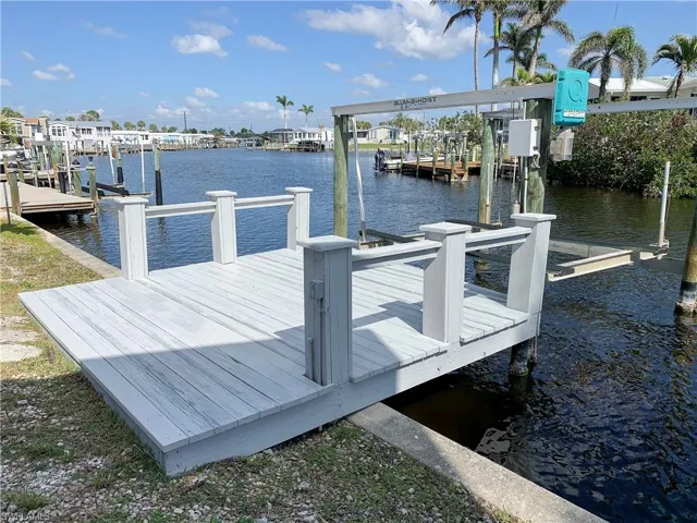 View of dock with great open water views