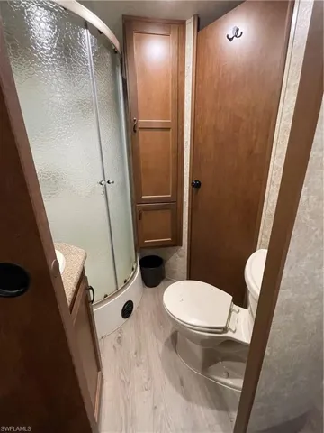 Inside camper