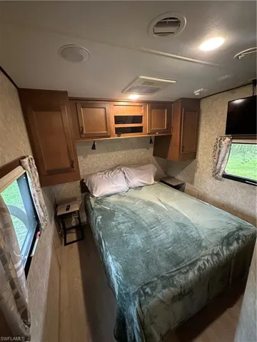 Inside camper